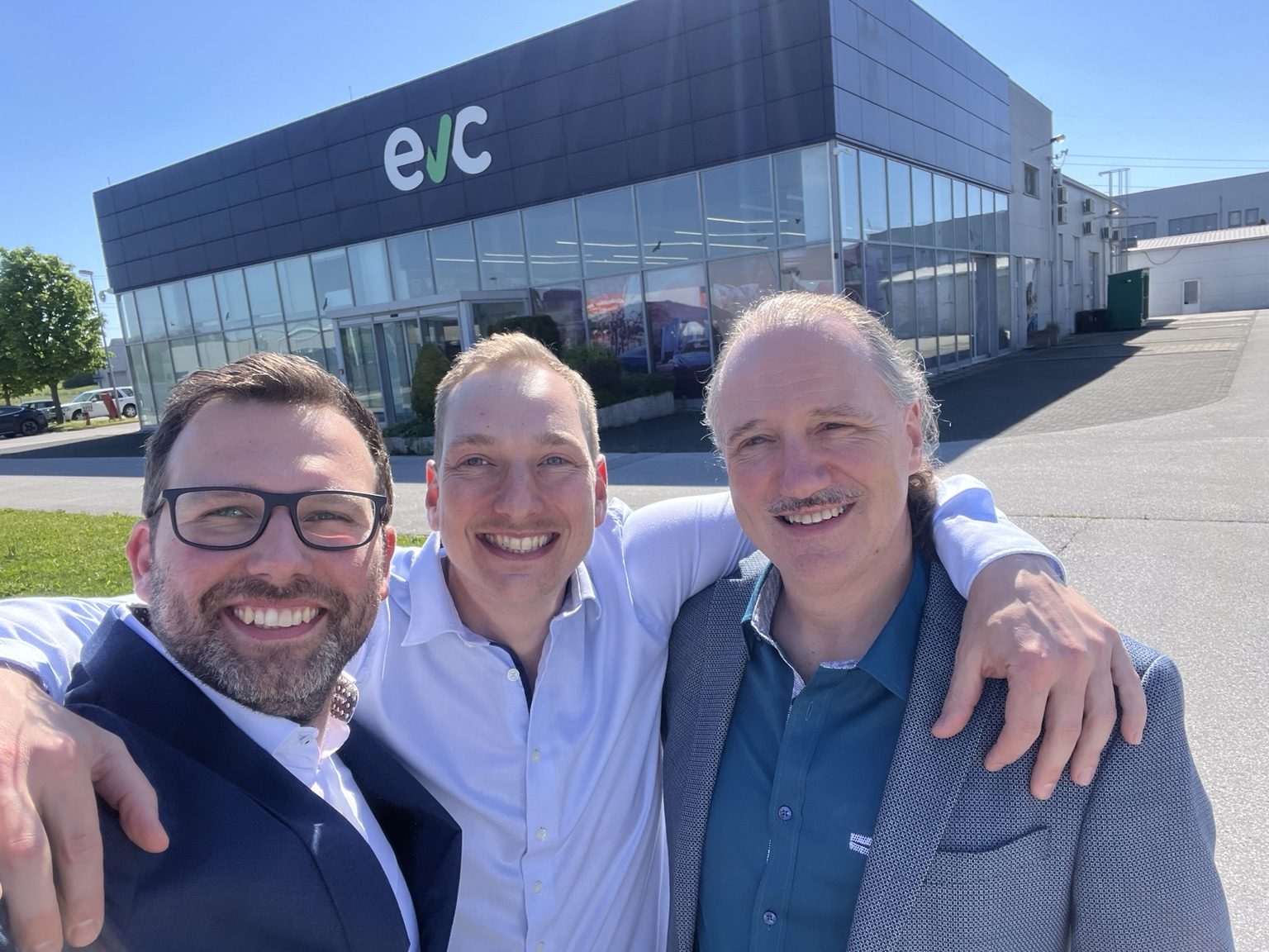 Lukas, Markus und Helmut von EV-Experts Tirol