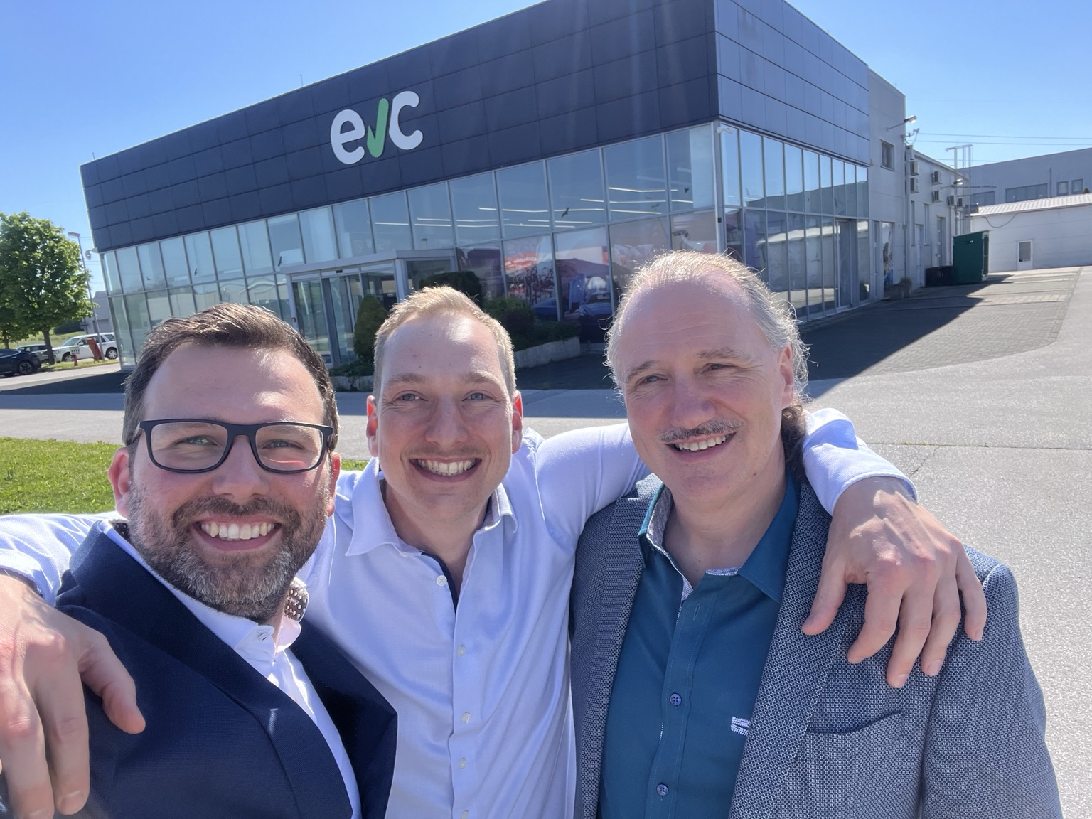 Lukas, Markus und Helmut von EV-Experts Tirol